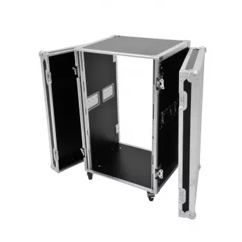 Flightcase Roadinger 30109127 Birke Schwarz Silber 29,2 kg