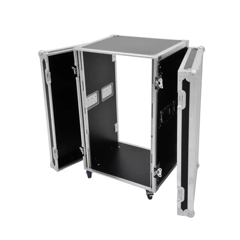 Flightcase Roadinger 30109127 Birke Schwarz Silber 29,2 kg