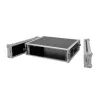 Flightcase Roadinger 30109095 Birke Schwarz Silber 9,8 kg