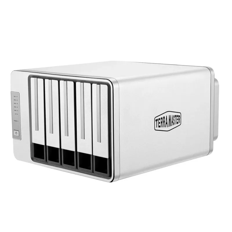 TerraMaster F5-422 NAS/Speicherserver Desktop Intel® Celeron® J3455 4 GB DDR3 0 TB Grau