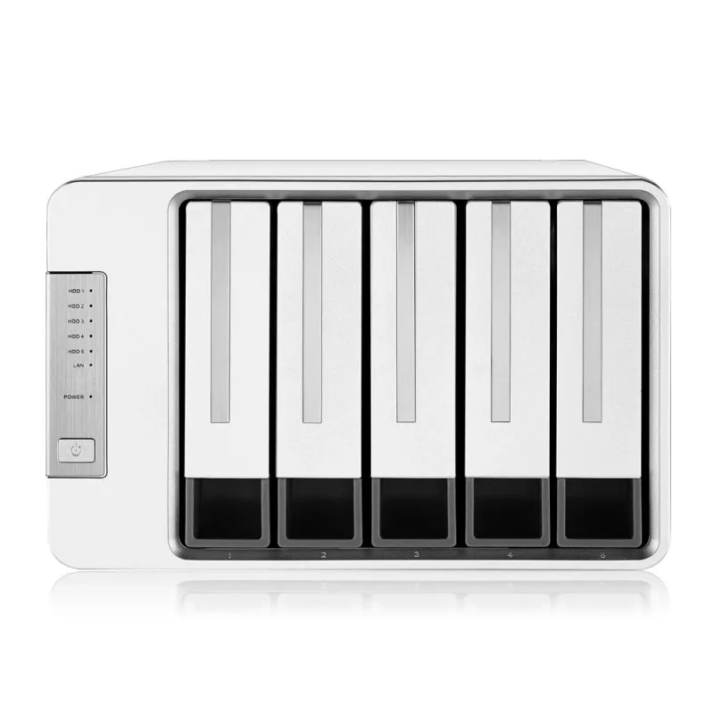 TerraMaster F5-422 NAS/Speicherserver Desktop Intel® Celeron® J3455 4 GB DDR3 0 TB Grau