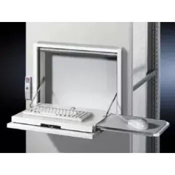 Wandmontagegehäuse Rittal SZ 2379.600 — 8U Rack, weiß, Aluminium/Stahl, 482,6×126×355 mm