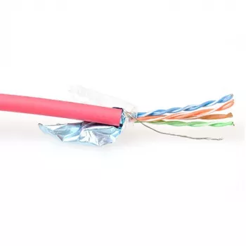 ACT CAT5E F/UTP LSZH Litzen-Patchkabel rot 500 m Kabellänge 500 m