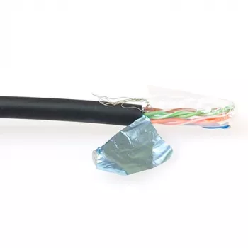 ACT CAT5E F/UTP LSZH Litzen-Patchkabel schwarz 500 m