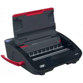GBC WireBind® WB15E Elektrische Bindemaschine, Drahtbindemaschine, Elektrisch, 125 Blatt, Schwarz, Rot