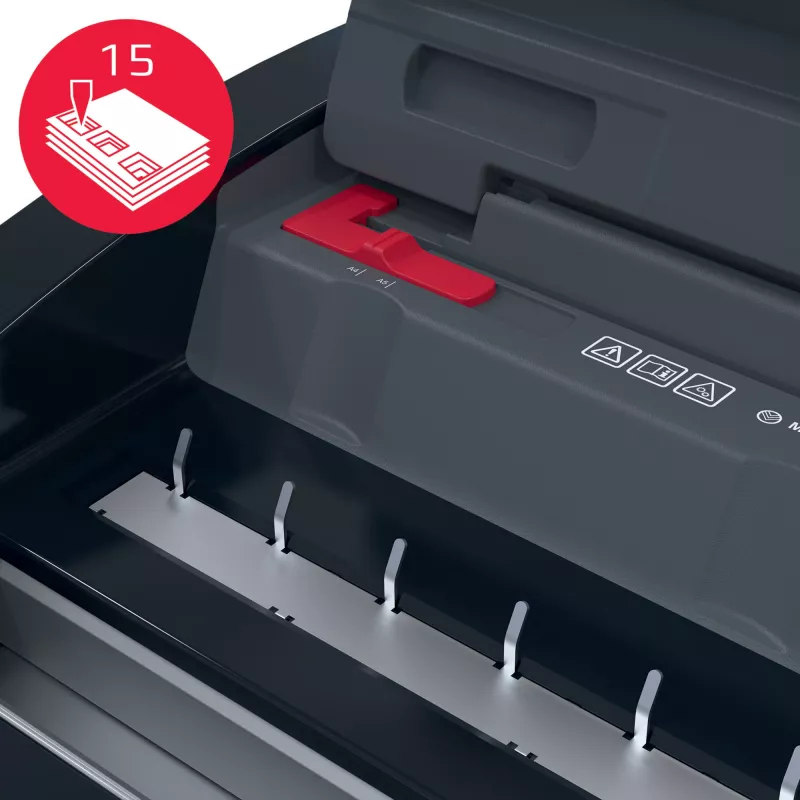 GBC WireBind® WB15E Elektrische Bindemaschine, Drahtbindemaschine, Elektrisch, 125 Blatt, Schwarz, Rot