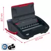 GBC WireBind® WB15E Elektrische Bindemaschine, Drahtbindemaschine, Elektrisch, 125 Blatt, Schwarz, Rot