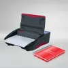 GBC WireBind® WB15E Elektrische Bindemaschine, Drahtbindemaschine, Elektrisch, 125 Blatt, Schwarz, Rot