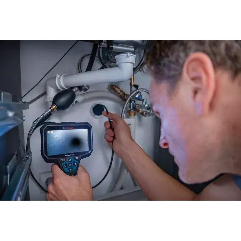 Bosch GIC 12V-5-27 C PROFESSIONAL industrielle Inspektionskamera 8,3 mm flexible, formstabile Sonde IP67, IP54