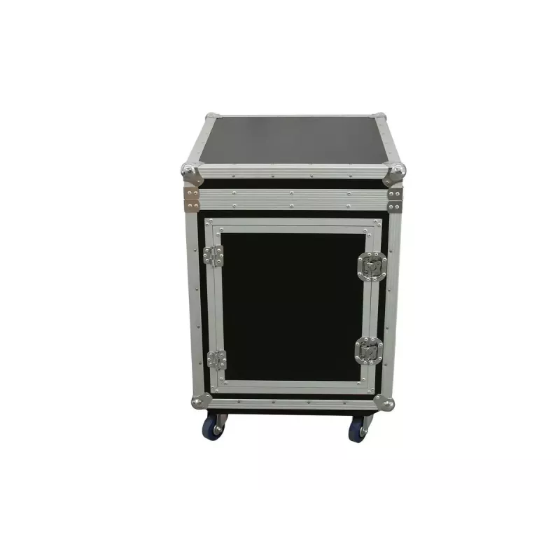 Flightcase Roadinger 3010999M Sperrholz Schwarz Silber 25 kg