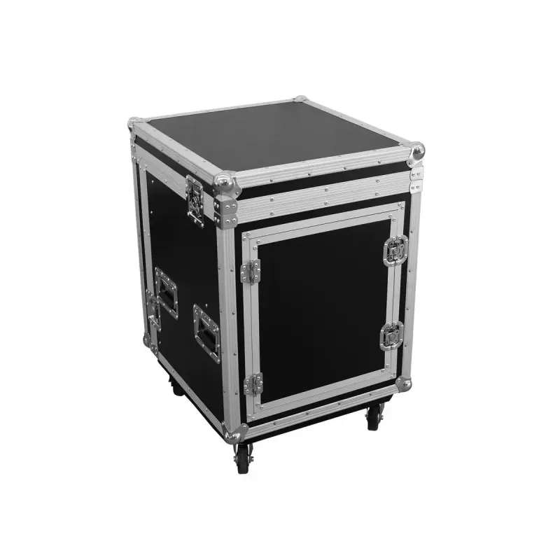 Flightcase Roadinger 3010999M Sperrholz Schwarz Silber 25 kg