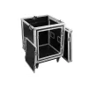 Flightcase Roadinger 3010999M Sperrholz Schwarz Silber 25 kg