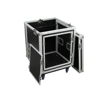 Flightcase Roadinger 3010999M Sperrholz Schwarz Silber 25 kg