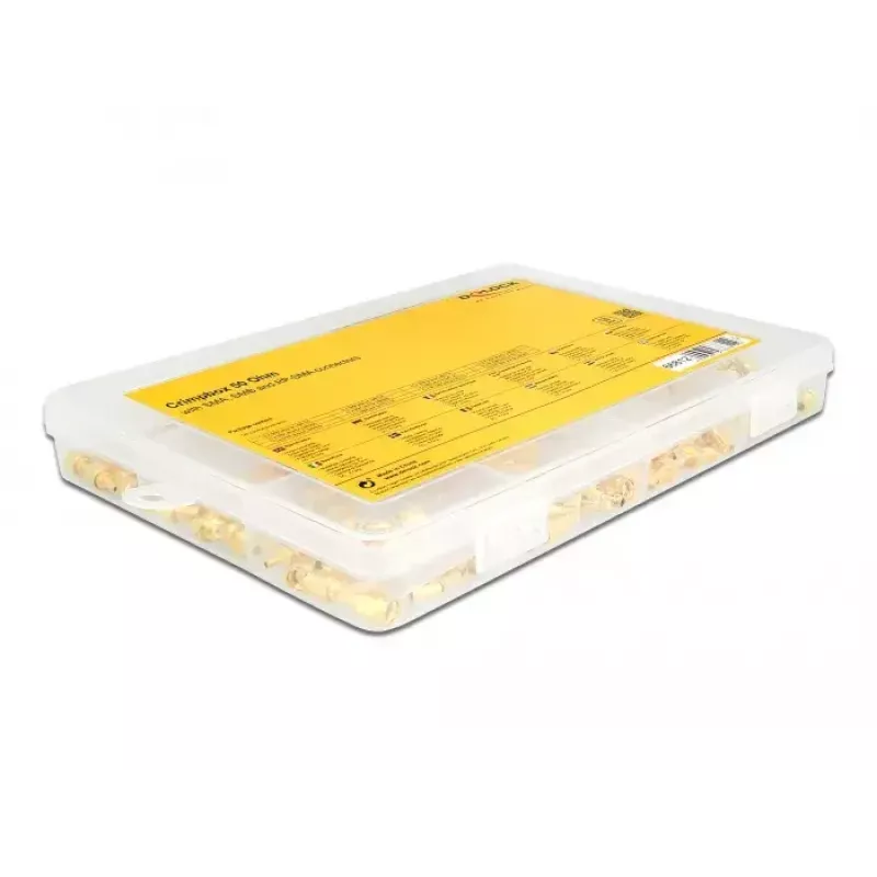 Kabelverbinder DeLOCK 66812 SMA SMB RP-SMA Gold