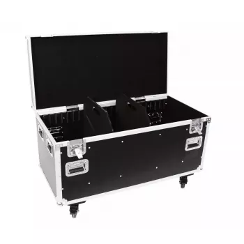 Flightcase Roadinger 30126410 Sperrholz Schwarz Silber 46,5 kg