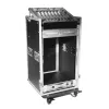 Flightcase Roadinger 30110000 Sperrholz Schwarz Silber