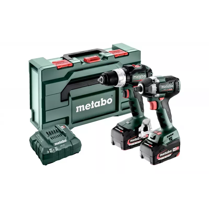 Schrauber Metabo SET 2.9.3 18V 2100 RPM Schwarz, Grün, Rot