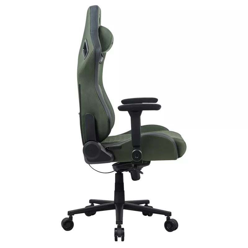 Universal-Gaming-Stuhl Cougar DEFENSOR S ARMY Grün F — gepolsterter Sitz, 150 kg max, B 760 × T 690 mm, H 129,5–137 cm