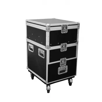 Flightcase Roadinger 30126430 Sperrholz 38 kg Schwarz Silber