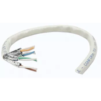 Intellinet Network Bulk Cat6-Kabel, 23 AWG, Massivdraht, 305 m, Grau, Kupfer, S/FTP, Box
