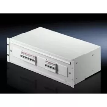 Rack-Zubehör Rittal 7480.300 — 3U, 19 Zoll (48,3 cm), Breite 482,6 mm, Tiefe 220 mm, Weiß