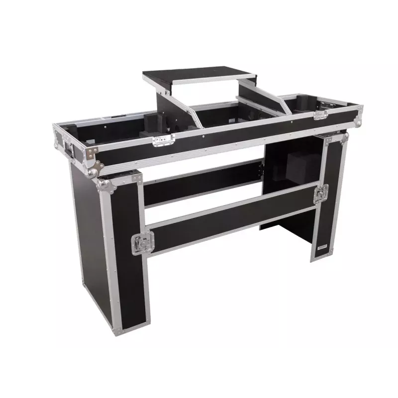 Hardcase Roadinger 30124208 für DJ-Tisch Sperrholz Schwarz Silber