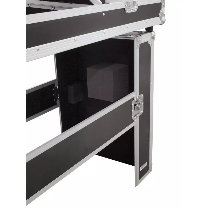 Hardcase Roadinger 30124208 für DJ-Tisch Sperrholz Schwarz Silber