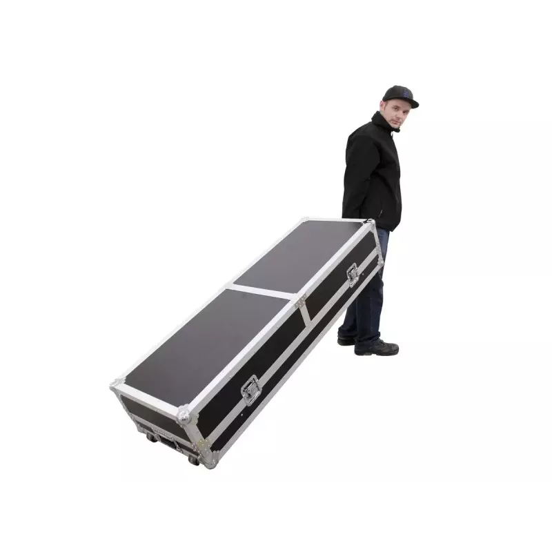 Hardcase Roadinger 30124208 für DJ-Tisch Sperrholz Schwarz Silber