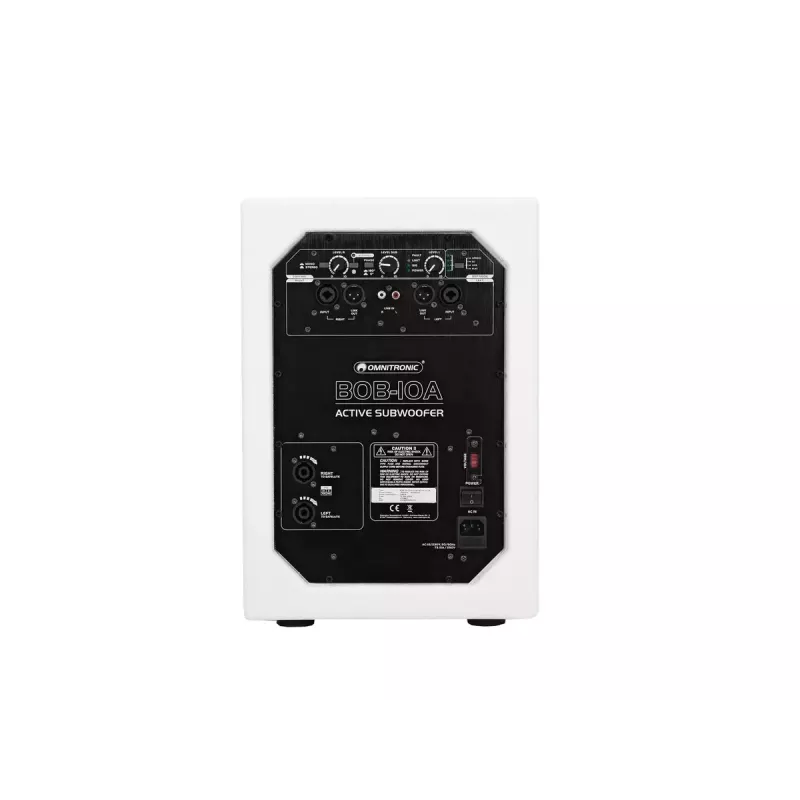 Aktiver Subwoofer Omnitronic BOB-10A Weiß