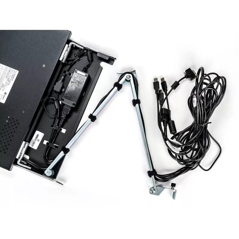 Vertiv Avocent LRA185KMM-205 Rack-Konsole 48,3 cm (19 Zoll) 1366 x 768 Pixel Kunststoff, Stahl Schwarz 1U