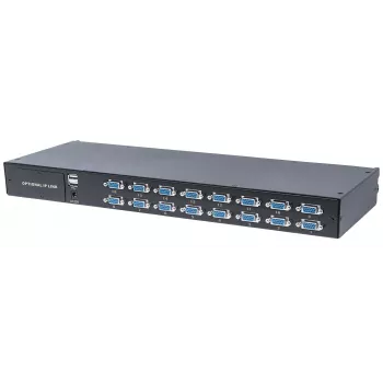 Intellinet Modularer 16-Port VGA KVM-Switch, zur Verwendung mit den Produktnummern 507622, 507738, 507981, 507998, 508025, 508032, 508049 & 508056