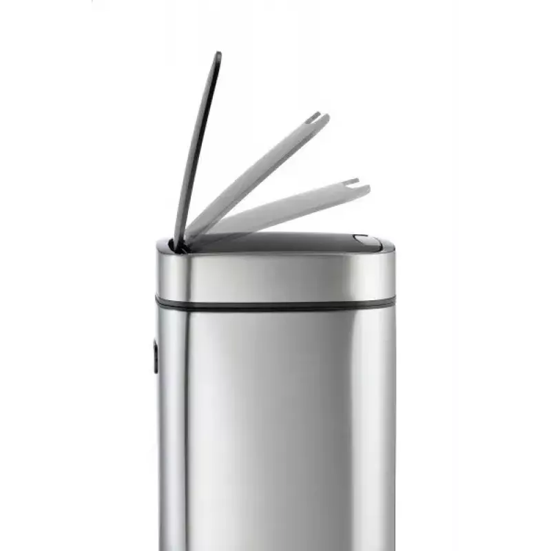 Durable TOUCH 21L Rechteckiger Edelstahl Schwarz Silber