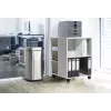 Durable TOUCH 21L Rechteckiger Edelstahl Schwarz Silber