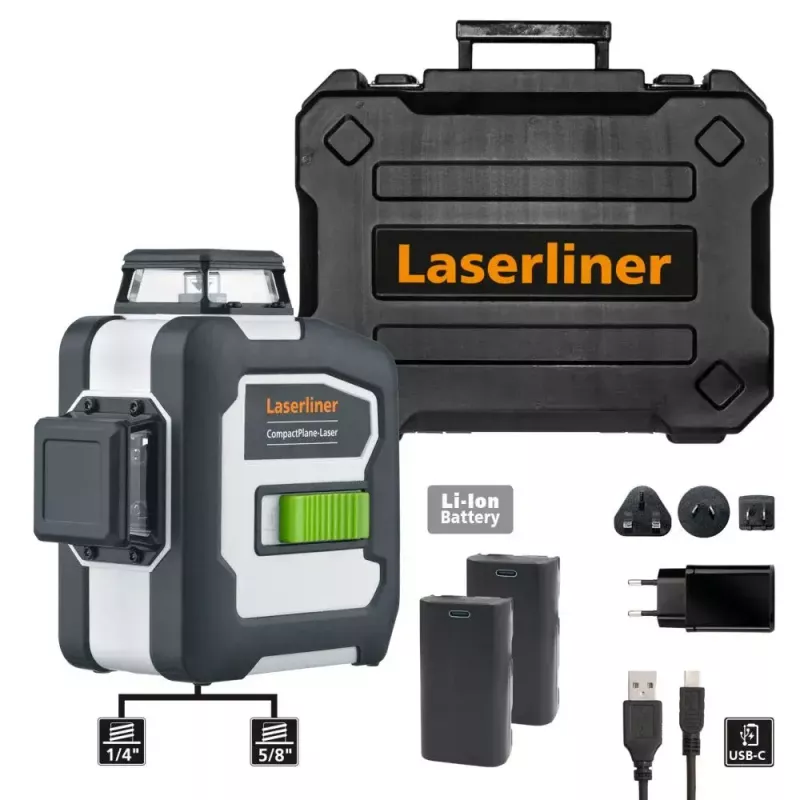 Laserdistanzmesser Laserliner CompactPlane-Laser 3G Pro 30 m Genauigkeit 0,35 mm