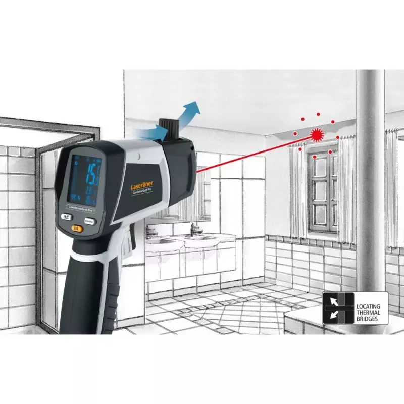 Laserliner CondenseSpot Pro Temperatur- und Feuchtigkeitsmessgerät