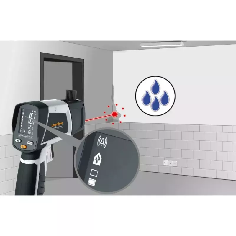 Laserliner CondenseSpot Pro Temperatur- und Feuchtigkeitsmessgerät