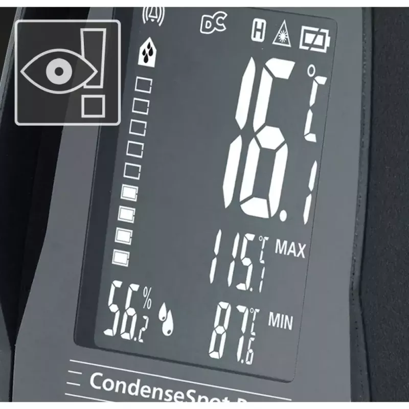 Laserliner CondenseSpot Pro Temperatur- und Feuchtigkeitsmessgerät