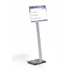 Informationsständer Durable 481323 A3 Acryl Silber