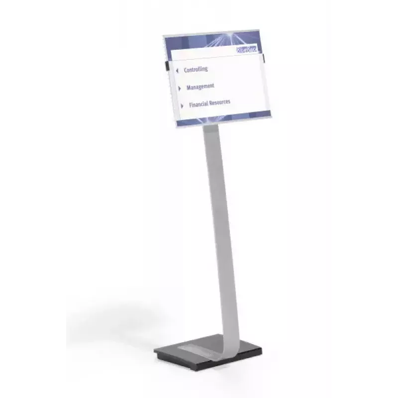 Informationsständer Durable 481323 A3 Acryl Silber