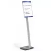 Informationsständer Durable 481323 A3 Acryl Silber