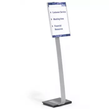 Informationsständer Durable 481323 A3 Acryl Silber