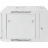 Intellinet 19-Zoll Netzwerkschrank – Wandmontage (zweiteiliger Schwenkausleger), 15HE, 550 mm tief, grau, montiert, max. 30 kg, schwenkt zur Rückseite für Zugang bei Wandmontage, Rack, nutzbare Tiefe 425 mm, Teile für Wandmontage nicht enthalten