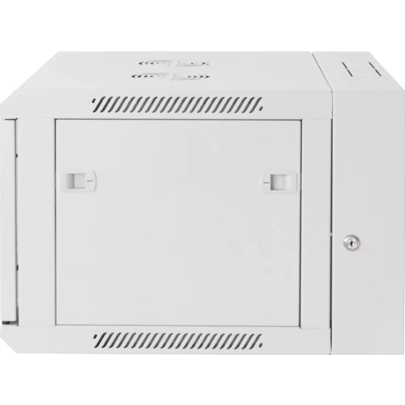 Intellinet 19-Zoll Netzwerkschrank – Wandmontage (zweiteiliger Schwenkausleger), 15HE, 550 mm tief, grau, montiert, max. 30 kg, schwenkt zur Rückseite für Zugang bei Wandmontage, Rack, nutzbare Tiefe 425 mm, Teile für Wandmontage nicht enthalten