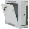 Intellinet 19-Zoll-Netzwerkschrank – Wandmontage (Standard), 20U, 600 mm tief, Grau, montiert, max. 60 kg, auch für den Einsatz auf dem Schreibtisch oder Boden geeignet, nutzbare Tiefe 500 mm, Metall- & Glastür, Rückwand, abnehmbare Seitenwände, Teile für die Wandmontage nicht im Lieferumfang enthalten