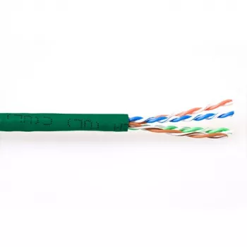 Patchkabel ACT CAT6A U/UTP PVC 305m Grün