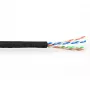 Patchkabel ACT CAT6A U/UTP PVC 305m Schwarz