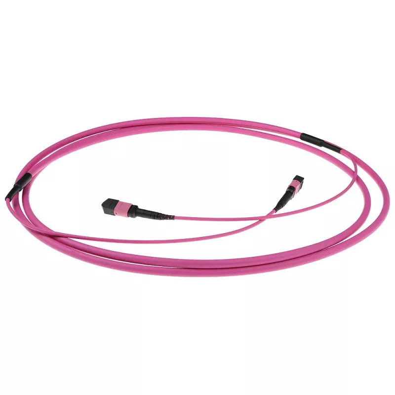 ACT 30 Meter Multimode 50/125 OM4(OM3) Polarität A Glasfaser-Trunkkabel mit MTP/MPO-Buchsen
