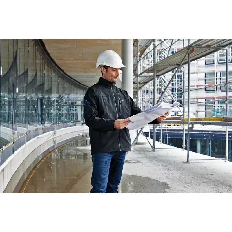 Bosch GHJ 12+18V XA Professional Beheizte Jacke Größe S Schwarz