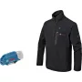 Bosch GHJ 12+18V XA Professional Beheizte Jacke Größe S Schwarz