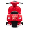 Elektrisches Aufsitzfahrzeug Jamara Vespa Mini Roller – batteriebetrieben, 4 Räder, für Kinder ab 1,6 Jahren, Lichter, Farben: schwarz/rot